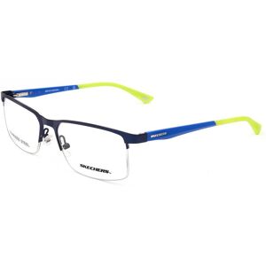 Skechers Se3306 090 Shiny Blue 54/17/145 Man Eyewear Frame Skechers Se3306 090 Shiny Blue 54/17/145 Man Eyewear Frame