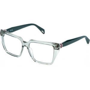 Police Vplr99 09rm Grigio/verde Lucido 55/15/140 Woman Eyewear Frame Police Vplr99 09rm Grigio/verde Lucido 55/15/140 Woman Eyewear Frame