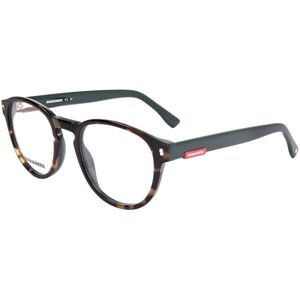 Dsquared2 D2 0049 Havana Green 51/21/145 Man Eyewear Frame Dsquared2 D2 0049 Havana Green 51/21/145 Man Eyewear Frame