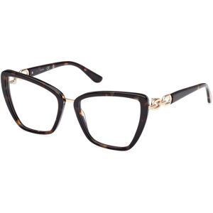 Guess Gu50180 052 Dark Havana 55/18/140 Woman Eyewear Frame Guess Gu50180 052 Dark Havana 55/18/140 Woman Eyewear Frame