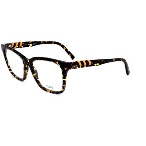 Tod'S Tod S To5248 Dark Havana 54/17/140 Woman Eyewear Frame Tod'S Tod S To5248 Dark Havana 54/17/140 Woman Eyewear Frame