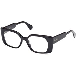 Max&co. Max &co Mo5168 001 Shiny Black 52/16/140 Woman Eyewear Frame Max&co. Max &co Mo5168 001 Shiny Black 52/16/140 Woman Eyewear Frame