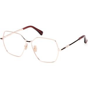 Max Mara Maxmara Mm5154 033 Shiny Pink Gold 56/13/140 Woman Eyewear Frame Max Mara Maxmara Mm5154 033 Shiny Pink Gold 56/13/140 Woman Eyewear Frame