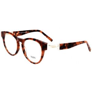 Tod'S Tod S To5190 Havana 49/18/140 Woman Eyewear Frame Tod'S Tod S To5190 Havana 49/18/140 Woman Eyewear Frame