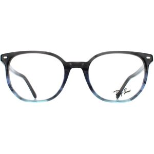 Ray-Ban RX5397 Elliot 8254 Striped Grey Blue Glasses Frames - Glasses Frames Ray-Ban RX5397 Elliot 8254 Striped Grey Blue Glasses Frames - Glasses Frames