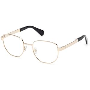 Max&co. Max &co Mo5183 032 Shiny Pale Gold 49/19/135 Woman Eyewear Frame Max&co. Max &co Mo5183 032 Shiny Pale Gold 49/19/135 Woman Eyewear Frame