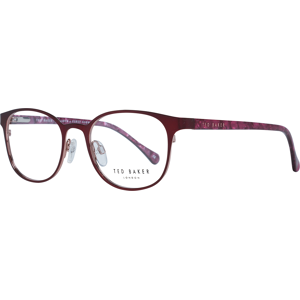 Ted Baker Eyeglasses Tb2232 205 Beck Burgundy Round Full Rim Metal Frames 49mm Ted Baker Eyeglasses Tb2232 205 Beck Burgundy Round Full Rim Metal Frames 49mm