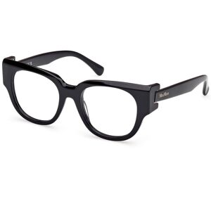 Max Mara Maxmara Mm5183 001 Shiny Black 51/19/140 Woman Eyewear Frame Max Mara Maxmara Mm5183 001 Shiny Black 51/19/140 Woman Eyewear Frame