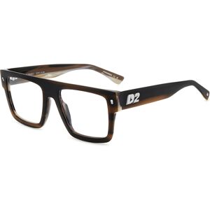 Dsquared2 D2 0147 Ex4 Brown Horn 54/19/145 Man Eyewear Frame Dsquared2 D2 0147 Ex4 Brown Horn 54/19/145 Man Eyewear Frame