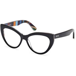 Emilio Pucci Pucci Ep5266 004 Black/white 54/16/140 Woman Eyewear Frame Emilio Pucci Pucci Ep5266 004 Black/white 54/16/140 Woman Eyewear Frame