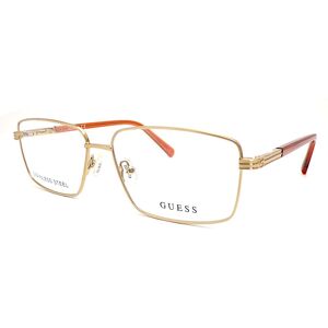 Guess Glasses Frame Gold With Amber Brown 56mm Men'S Spectacles Gu50061 033 Guess Glasses Frame Gold With Amber Brown 56mm Men'S Spectacles Gu50061 033