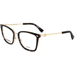 Dsquared2 D2 0038 086 Havana 53/18/145 Woman Eyewear Frame Dsquared2 D2 0038 086 Havana 53/18/145 Woman Eyewear Frame