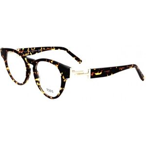 Tod'S Tod S To5190 Dark Havana 49/18/140 Woman Eyewear Frame Tod'S Tod S To5190 Dark Havana 49/18/140 Woman Eyewear Frame