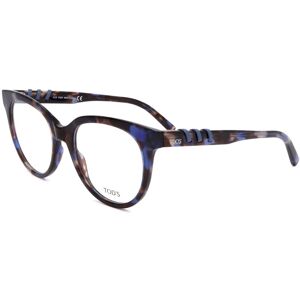 Tod'S Tod S To5238 Havana 53/18/140 Woman Eyewear Frame Tod'S Tod S To5238 Havana 53/18/140 Woman Eyewear Frame
