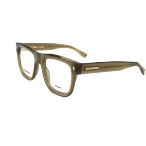 Dsquared2 D2 0114 4c3 Olive 50/21/145 Man Eyewear Frame Dsquared2 D2 0114 4c3 Olive 50/21/145 Man Eyewear Frame