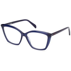 Emilio Pucci Pucci Ep5248 090 Shiny Blue 55/14/140 Woman Eyewear Frame Emilio Pucci Pucci Ep5248 090 Shiny Blue 55/14/140 Woman Eyewear Frame