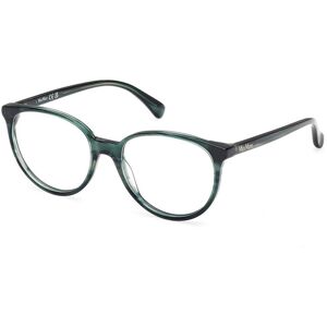 Max Mara Maxmara Mm5084 098 Dark Green/striped 53/17/140 Woman Eyewear Frame Max Mara Maxmara Mm5084 098 Dark Green/striped 53/17/140 Woman Eyewear Frame