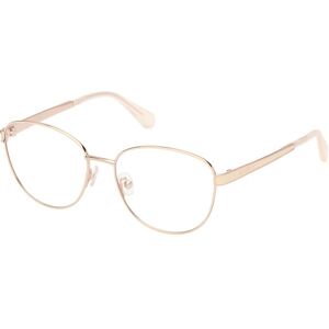 Max&co. Max &co Mo5148 025 Shiny Ivory 54/16/140 Woman Eyewear Frame Max&co. Max &co Mo5148 025 Shiny Ivory 54/16/140 Woman Eyewear Frame