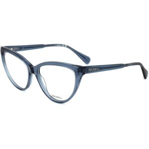 Max&co. Mo5096 090 Shiny Blue 53/15/140 Woman Eyewear Frame Max&co. Mo5096 090 Shiny Blue 53/15/140 Woman Eyewear Frame