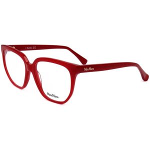 Max Mara Maxmara Mm5031 066 Shiny Red 53/16/140 Woman Eyewear Frame Max Mara Maxmara Mm5031 066 Shiny Red 53/16/140 Woman Eyewear Frame