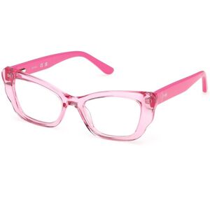 Guess Gu50264 075 Shiny Light Fuxia 46/16/130 Girl Eyewear Frame Guess Gu50264 075 Shiny Light Fuxia 46/16/130 Girl Eyewear Frame