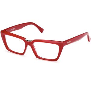 Max Mara Maxmara Mm5180 066 Shiny Dark Red 53/14/140 Woman Eyewear Frame Max Mara Maxmara Mm5180 066 Shiny Dark Red 53/14/140 Woman Eyewear Frame