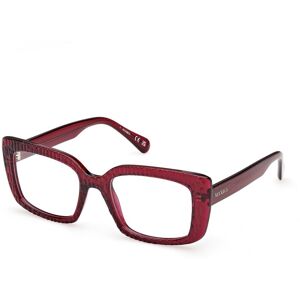 Max&co. Max &co Mo5206 069 Shiny Bordeaux 52/19/140 Woman Eyewear Frame Max&co. Max &co Mo5206 069 Shiny Bordeaux 52/19/140 Woman Eyewear Frame