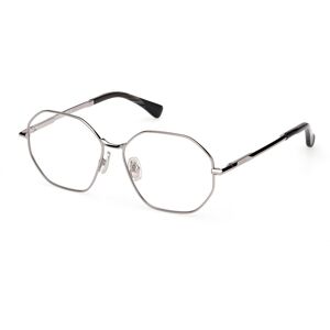 Max Mara Maxmara Mm5207 014 Shiny Light Ruthenium 55/14/140 Woman Eyewear Frame Max Mara Maxmara Mm5207 014 Shiny Light Ruthenium 55/14/140 Woman Eyewear Frame
