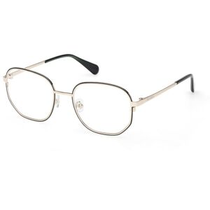 Max&co. Max &co Mo5196 32a Shiny Pale Gold 49/19/135 Woman Eyewear Frame Max&co. Max &co Mo5196 32a Shiny Pale Gold 49/19/135 Woman Eyewear Frame
