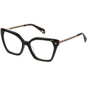 Police Vpln55 0700 Nero Lucido 53/16/140 Woman Eyewear Frame Police Vpln55 0700 Nero Lucido 53/16/140 Woman Eyewear Frame