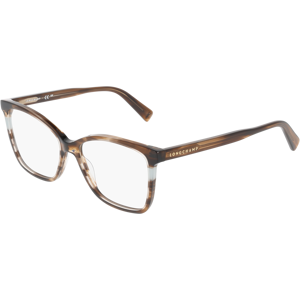 LONGCHAMP LO2741 211 Striped Brown Eyewear Frames - Eyewear Frames LONGCHAMP LO2741 211 Striped Brown Eyewear Frames - Eyewear Frames