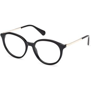 Max&co. Max &co Mo5198 001 Shiny Black 52/17/140 Woman Eyewear Frame Max&co. Max &co Mo5198 001 Shiny Black 52/17/140 Woman Eyewear Frame