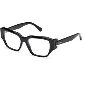 Max Mara Maxmara Mm5182 001 Shiny Black 52/16/140 Woman Eyewear Frame Max Mara Maxmara Mm5182 001 Shiny Black 52/16/140 Woman Eyewear Frame