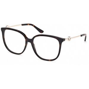 Guess Gu50350 Dark Havana 56/15/140 Woman Eyewear Frame Guess Gu50350 Dark Havana 56/15/140 Woman Eyewear Frame