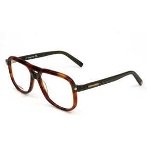 Dsquared2 Dq5260 A56 Havana 54/16/140 Man Eyewear Frame Dsquared2 Dq5260 A56 Havana 54/16/140 Man Eyewear Frame