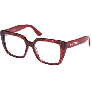 Guess Gu50174 068 Red/avana 54/16/140 Woman Eyewear Frame Guess Gu50174 068 Red/avana 54/16/140 Woman Eyewear Frame