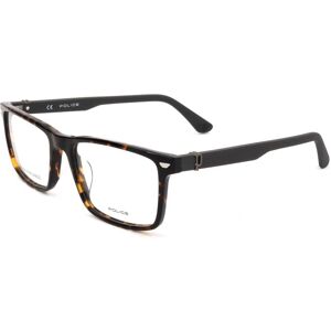 Police Vplf74 0714 Shiny Dark Havana 54/17/145 Man Eyewear Frame Police Vplf74 0714 Shiny Dark Havana 54/17/145 Man Eyewear Frame