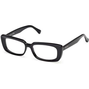 Max Mara Maxmara Mm5209 001 Shiny Black 52/15/140 Woman Eyewear Frame Max Mara Maxmara Mm5209 001 Shiny Black 52/15/140 Woman Eyewear Frame