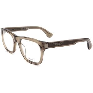 Police Vple37m 0d57 Shiny Transparent Brown 52/20/145 Man Eyewear Frame Police Vple37m 0d57 Shiny Transparent Brown 52/20/145 Man Eyewear Frame