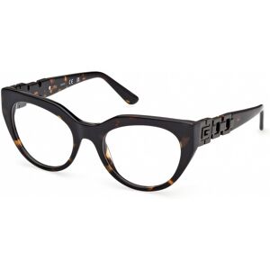 Guess Gu50323 Dark Havana 51/19/140 Woman Eyewear Frame Guess Gu50323 Dark Havana 51/19/140 Woman Eyewear Frame