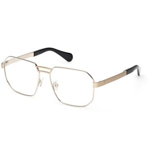 Max&co. Max &co Mo5194 032 Shiny Pale Gold 56/15/140 Woman Eyewear Frame Max&co. Max &co Mo5194 032 Shiny Pale Gold 56/15/140 Woman Eyewear Frame
