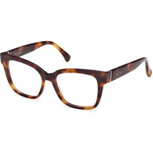 Max Mara Maxmara Mm5206 052 Dark Havana 51/16/140 Woman Eyewear Frame Max Mara Maxmara Mm5206 052 Dark Havana 51/16/140 Woman Eyewear Frame