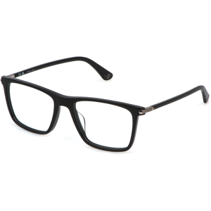 Police Vplp12 0700 Nero Lucido 53/17/145 Man Eyewear Frame Police Vplp12 0700 Nero Lucido 53/17/145 Man Eyewear Frame