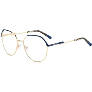 Missoni Mis 0204 Ky2 Blue Gold 56/16/145 Woman Eyewear Frame Missoni Mis 0204 Ky2 Blue Gold 56/16/145 Woman Eyewear Frame