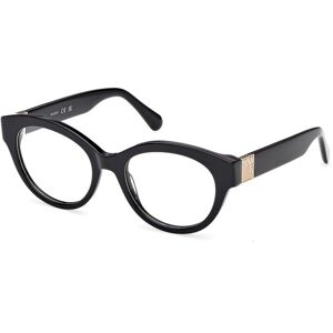 Max&co. Max &co Mo5192 001 Shiny Black 51/18/140 Woman Eyewear Frame Max&co. Max &co Mo5192 001 Shiny Black 51/18/140 Woman Eyewear Frame