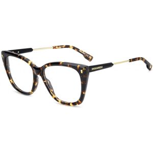 Dsquared2 D2 0187 Havana 55/17/145 Woman Eyewear Frame Dsquared2 D2 0187 Havana 55/17/145 Woman Eyewear Frame
