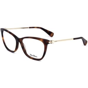Max Mara Maxmara Mm5070 052 Dark Havana 54/14/140 Woman Eyewear Frame Max Mara Maxmara Mm5070 052 Dark Havana 54/14/140 Woman Eyewear Frame