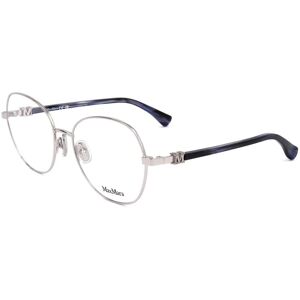 Max Mara Maxmara Mm5034 016 Shiny Palladium 54/17/140 Woman Eyewear Frame Max Mara Maxmara Mm5034 016 Shiny Palladium 54/17/140 Woman Eyewear Frame