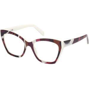 Emilio Pucci Pucci Ep5216 099 Animal/monocolor 53/17/140 Woman Eyewear Frame Emilio Pucci Pucci Ep5216 099 Animal/monocolor 53/17/140 Woman Eyewear Frame
