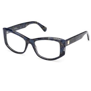 Max&co. Max &co Mo5202 092 Blue/texture 52/17/140 Woman Eyewear Frame Max&co. Max &co Mo5202 092 Blue/texture 52/17/140 Woman Eyewear Frame